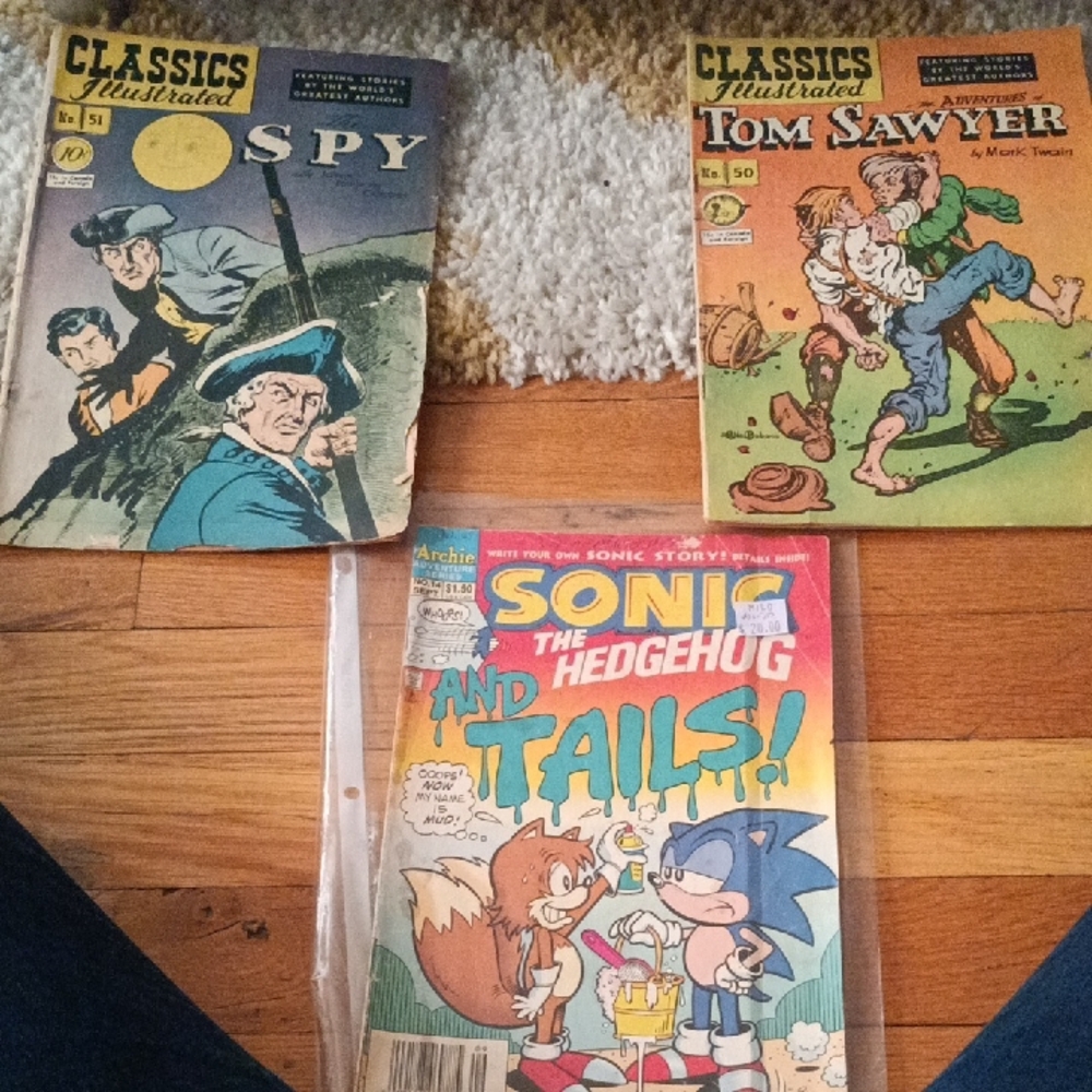 Classics Illustrated and Sonic Comic Collection